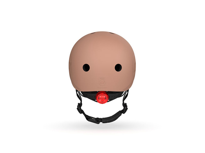 SCOOTANDRIDE Kask S-M dla dzieci 3+ Mocha