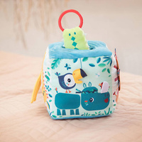 Wielofunkcyjna kostka z gryzakiem i pozytywką 7 odgłosów zwierząt Dżungla Lilliputiens