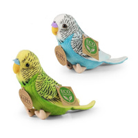 Rappa Papużki Faliste 13 cm ekologiczne Puszaki z dźwiękiem ćwierkania