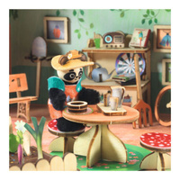 Domek do składania z wyposażeniem DIY MI HOUSE Olive Djeco