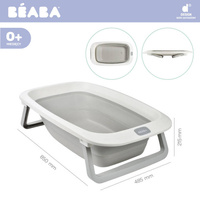 Składana wanienka dla dzieci Eazy Pop Camélé'O Gris velours Beaba