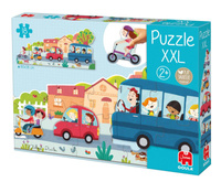 Wielkie puzzle XXL pojazdy Goula