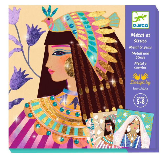 Zestaw kreatywny dla dzieci Biżuteria zabawa folią transferową Djeco