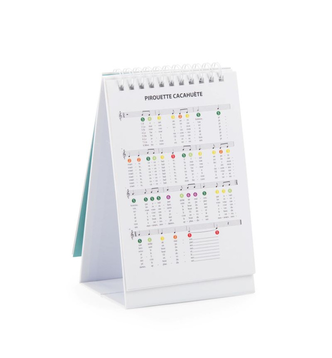 Instrument muzyczny maxi bębenek językowy niebieski PUCE & PILOU Moulin Roty