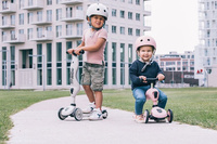 SCOOTANDRIDE Dziecięcy Kask i Ochraniacze Rose XXS-S ochronny Zestaw 1-5 lat