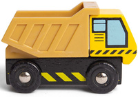 Zestaw drewnianych pojazdów budowlanych Bigjigs Rail