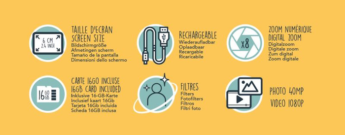 CamJunior Aparat dla dzieci Buki