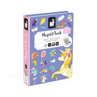 Układanka magnetyczna Jednorożce Magnetibook Janod
