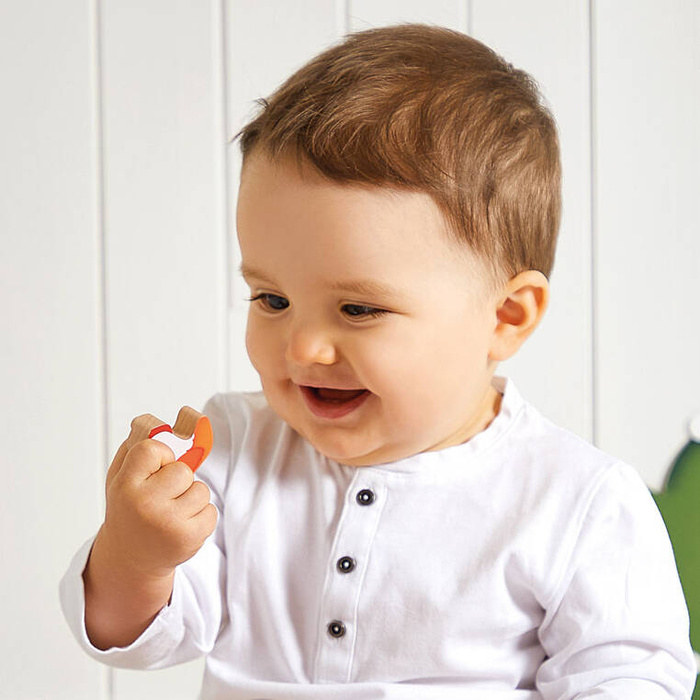 Traktor do pchania i ciągnięcia drewniany Farma Janod