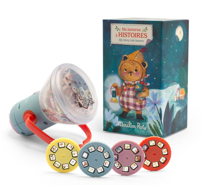 Lampka projektor dla dziecka 3w1 Les Minouchkas Moulin Roty