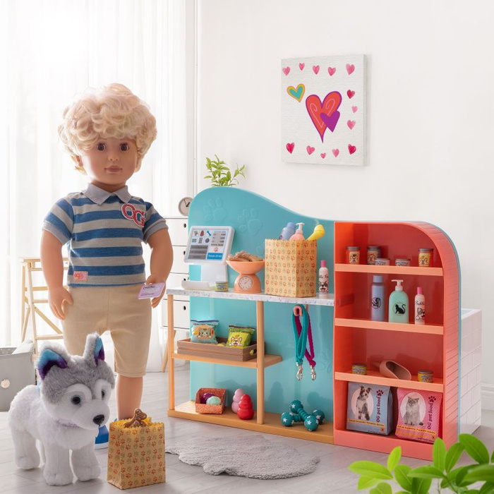 Salon pielęgnacji psów i kotów ze sklepem Groomer Happy Tails Care Center Our Generation