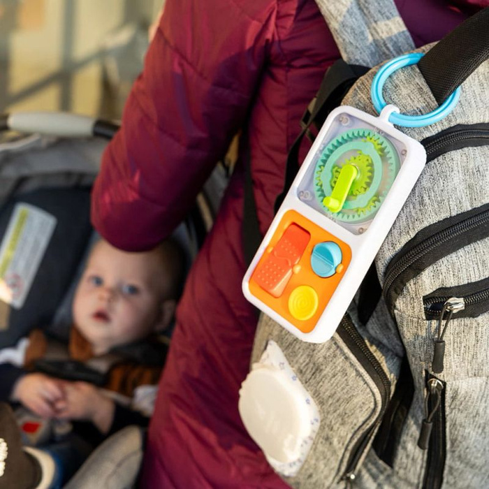 Sensoryczne kwadraty z zawieszką PlayTab Go Fat Brain Toy