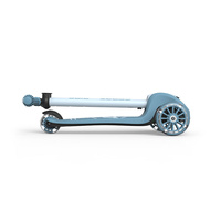 SCOOTANDRIDE Highwaykick 3S Hulajnoga z systemem sterowania 2w1 i kółkami LED składana 3+ Steel