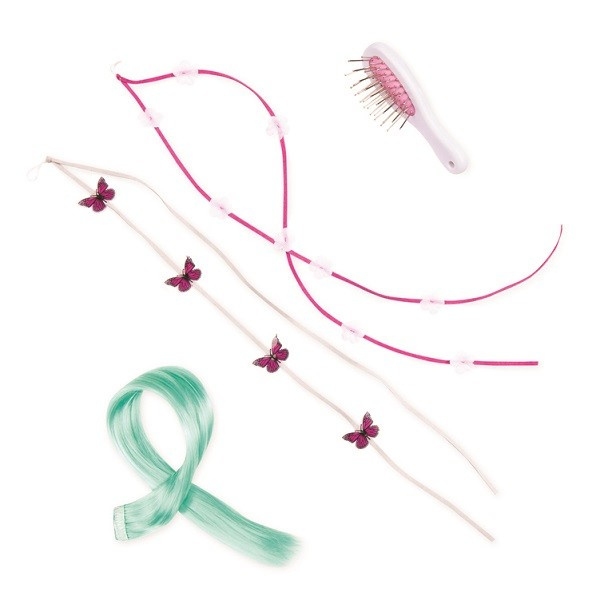 Duży Koń dla lalki Palomino z akcesoriami do czesania i stylizacji 50cm Our Generation