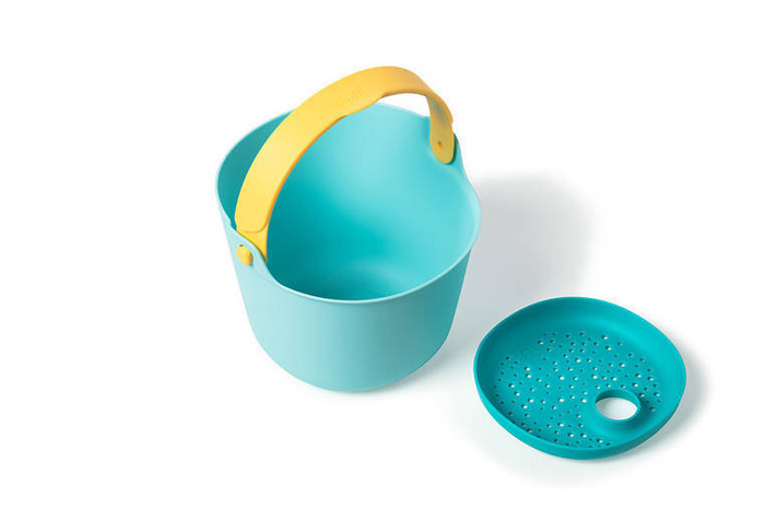 Zestaw wiaderko i sitko Bucki Lagoon + Banana Blue Quut