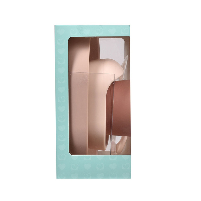 Beaba Komplet naczyń z silikonu pink