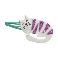 Zestaw kreatywny dla dzieci do tworzenia biżuterii brokatowe spinki do włosów Pieski i kotki Janod