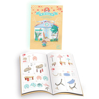 Drewniany domek dla lalek diy mini Mi House Mia Djeco 