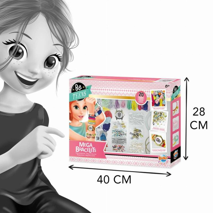 Zrób to sam - MEGA ZESTAW DO BRANSOLETEK BE003 Buki