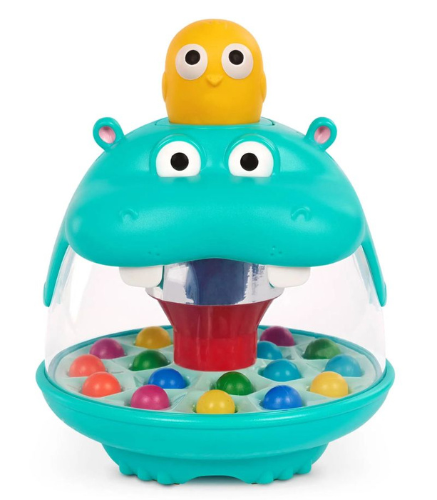 Zabawka sensoryczna z kulkami Hipopotam Party Pop Hippo Battat