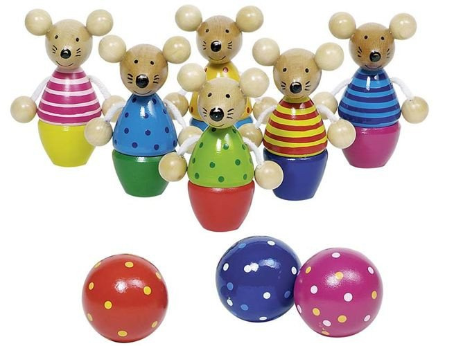 Kręgle myszy, 9 el.
