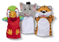 Zestaw pacynek na rękę Przyjaciele z safari Melissa and Doug