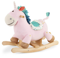 Pluszowy jednorożec na biegunach odgłos kopyt Rodeo Rocker Cleo B.Toys