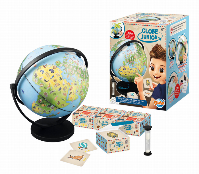 Ilustrowany globus dla dzieci Junior Buki