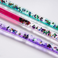 Różowa różdżka czarodziejki z brokatem w woreczku prezentowym Moulin Roty