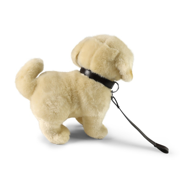 Pluszowy Golden Retriever Rappa 25 cm ekologiczny Piesek ze smyczą dla dzieci