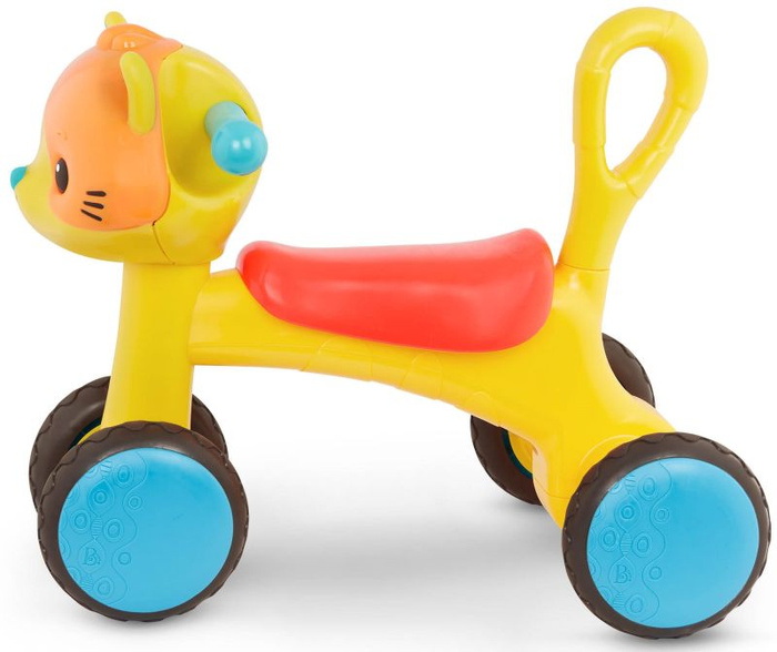 Jeździk dla dzieci 4-kołowy rowerek biegowy kotek Riding Buddy Cat ride-on B.Toys