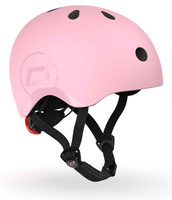 SCOOTANDRIDE Dziecięcy Kask i Ochraniacze Rose S-M ochronny Zestaw 3 lata+