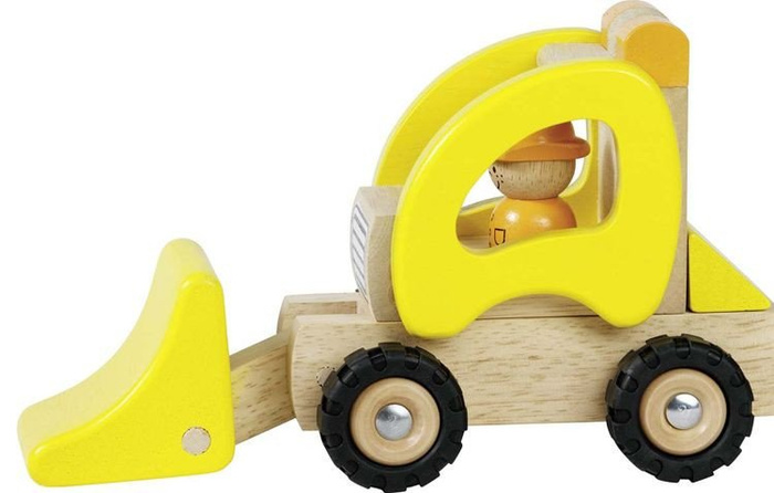 Drewniana ładowarka kołowa