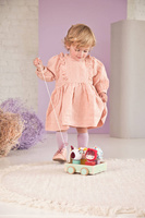 Drewniany wózek z sorterem do ciągnięcia Wilk Louis LILLIPUTIENS