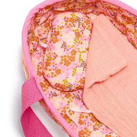 Djeco Lalka Barbara 20 cm z koszem Mojżesza dla dzieci od 18 miesięcy