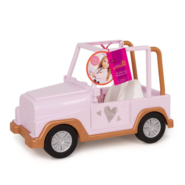 Samochód terenowy dla lalek Jeep My Way and Highways Our Generation