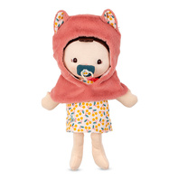 Lalka Jeanne w nosidełku Dzidziuś z akcesoriami 24 cm Lilliputiens