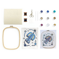 Zestaw artystyczny do stworzenia obrazu na płótnie w drewnianym tamborku Djeco