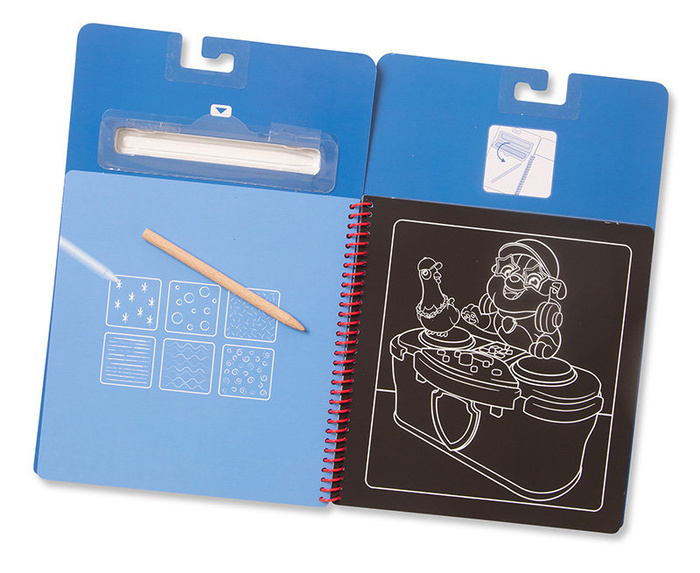 Książeczka ze zdrapywankami Psi Patrol Scratch Art Pad – Chase Melissa and Doug