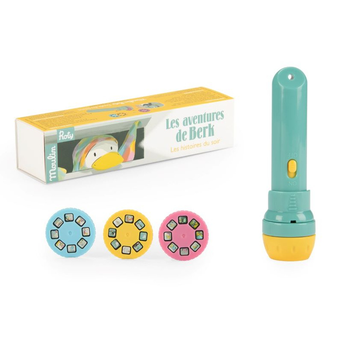 Latarka z projektorem Przygody Berka Moulin Roty