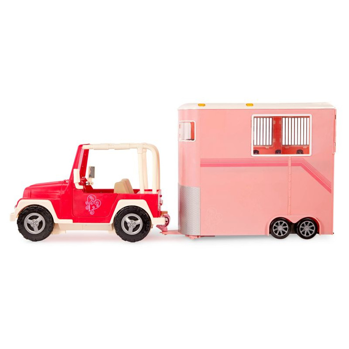 Przyczepa do przewozu koni z wyposażeniem Our Generation