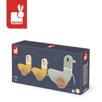 Kaczki do ciągnięcia na sznurku drewniane Sweet Cocoon Janod