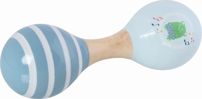 Drewniany marakas dla dzieci Żaba Goki instrumenty muzyczne