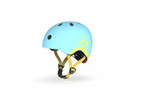 SCOOTANDRIDE Dziecięcy Kask XXS-S 1-5 lat światło LED magnetyczne zapięcie Blueberry