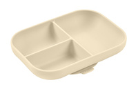 Talerzyk trójdzielny dla dziecka silikonowy z przyssawką Clay Beaba