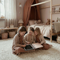 KidBook Tablet graficzny do rysowania dla dzieci Rabbit Kidinex