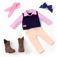 Lalka dla dzieci PRESLEY 46cm dżokejka z apaszką Our Generation