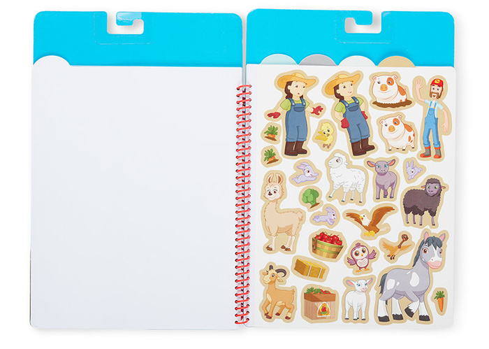 Naklejki wielokrotne Psi Patrol Restickable Stickers Flip-Flap Pad – Adventure Bay Melissa & Doug