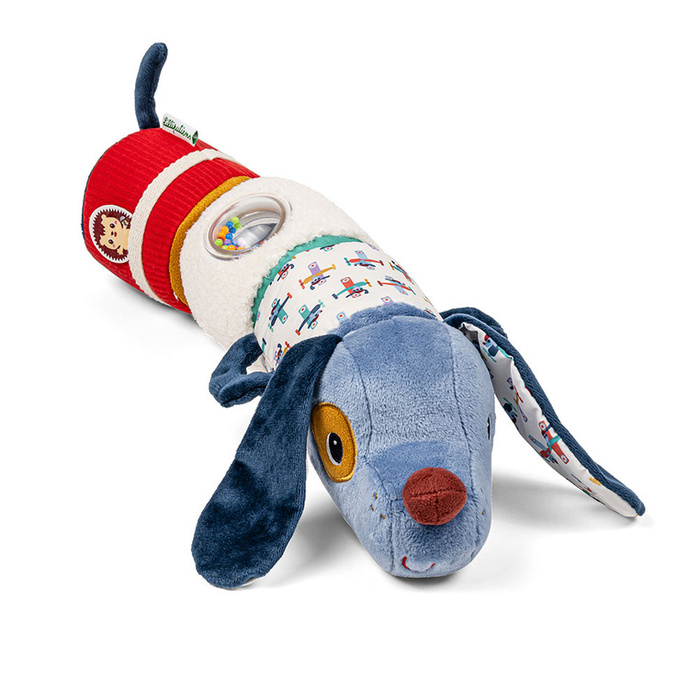 Rozkładany wałek dźwiękowy 4-elementowy Piesek Jules Lilliputiens