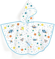 Dziecięca pelerynka przeciwdeszczowa rakieta kosmos Djeco